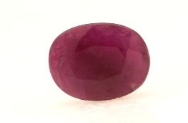 Loose Oval Ruby 1.84 Carats