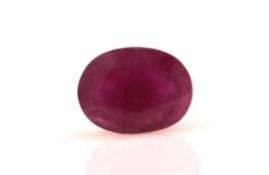 Loose Oval Ruby 2.13 Carats