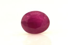 Loose Oval Ruby 2.13 Carats