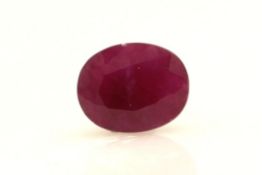 Loose Oval Ruby 2.40 Carats