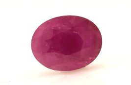 Loose Oval Ruby 3.08 Carats