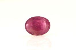 Loose Oval Ruby 1.03 Carats