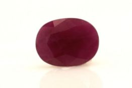 Loose Oval Ruby 2.18 Carats
