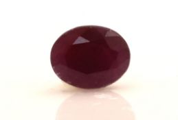 Loose Oval Ruby 2.71 Carats