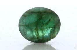 Loose Oval Emerald 6.52 Carats