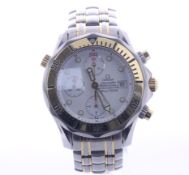 Omega Bi-metal Seamaster Chronograph Watch
