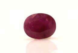 Loose Oval Ruby 2.47 Carats