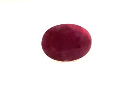 Loose Oval Ruby 2.35 Carats