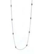 14ct Yellow Gold Ladies Dress Diamond Necklet 0.25 Carats