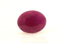 Loose Oval Ruby 2.15 Carats