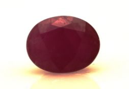 Loose Oval Ruby 2.77 Carats