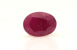 Loose Oval Ruby 2.37 Carats