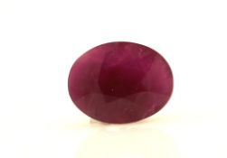 Loose Oval Ruby 2.21 Carats