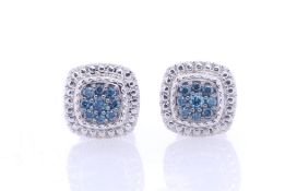 9ct White Gold Earring 0.23 Carats