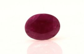 Loose Oval Ruby 1.41 Carats
