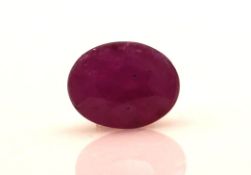 Loose Oval Ruby 2.34 Carats