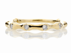 9ct Yellow Gold Diamond Ring 0.12 Carats