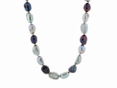36 Inch Freshwater Baroque Shaped Cultured 7.5 - 8.0mm Pearl Necklace