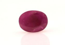Loose Oval Ruby 2.44 Carats