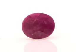 Loose Oval Ruby 2.25 Carats