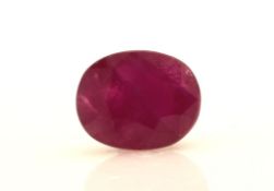 Loose Oval Ruby 2.65 Carats