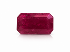 Loose Emerald Cut Ruby 6.38 Carats