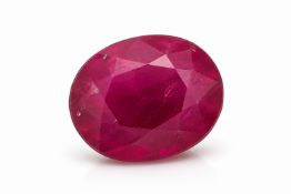 Loose Oval Ruby 2.15 Carats