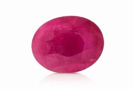 Loose Oval Ruby 3.08 Carats