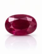 Loose Oval Ruby 1.70 Carats