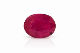 Loose Oval Ruby 1.44 Carats
