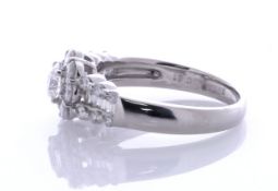 Platinum Ladies Dress Diamond Ring 1.15 Carats