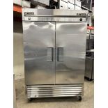 True T-49DT-HC 54 1/8" Two Section Combo Refrigerator Freezer - Solid Doors, Dual Temp, 115v