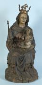 Thronende Madonna