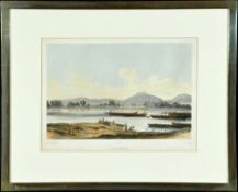 Blick auf das Stift Göttweig (Göttweih) über der Enns