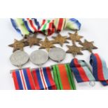 WW2 Medals Inc Atlantic, Italy, France & Germany Stars, Etc - WW2 Medals Inc Atlantic, Italy, France
