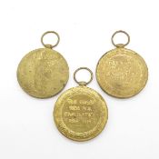 3 x WW1 Victory Medals - Used Condition - please refer to photos