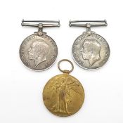 3 x WW1 Medals - Used Condition - please refer to photos