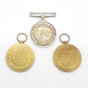 3 x WW1 Medals - Used Condition - please refer to photos