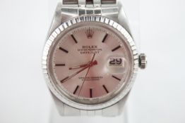 Rolex Datejust 1603 Watch Automatic RUNS Re-Dial - Used Condition - Please Refer to Photographs