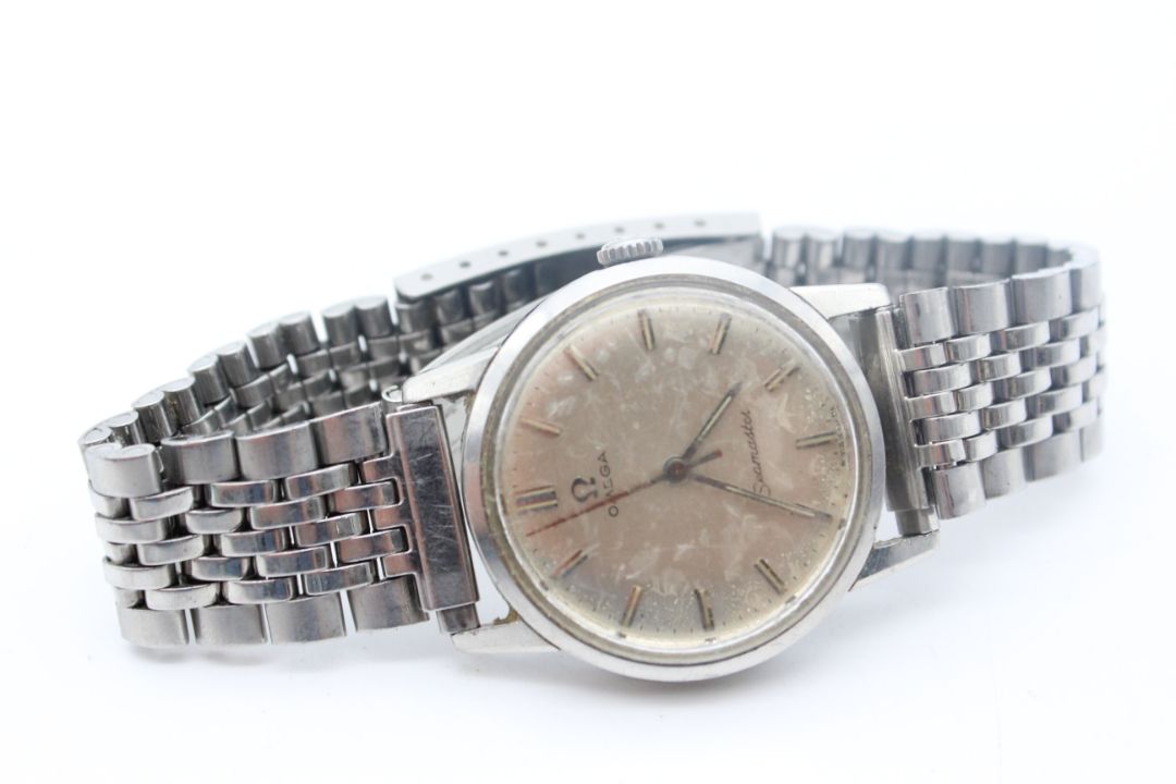 Omega Seamaster Vintage Watch Hand Wind RUNS - - Image 2 of 5