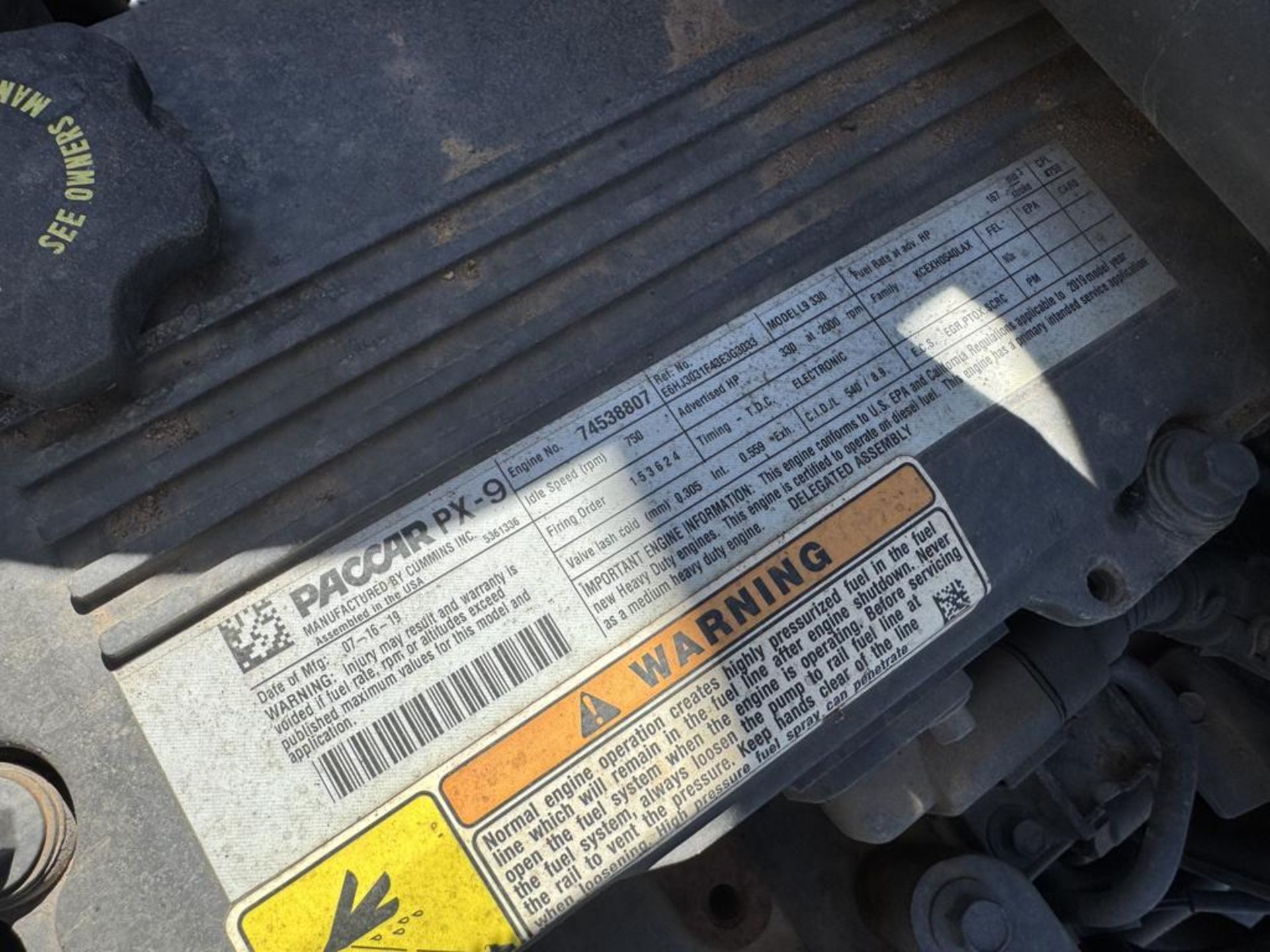 2020 Kenworth T370 Single Axle Dump 48k Original Miles - Image 36 of 46