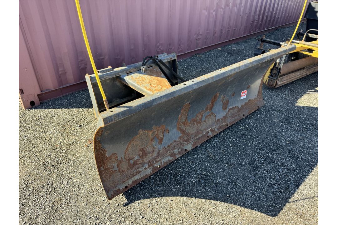 7’ Snow Plow Skid Steer Attachment - Image 1 of 5
