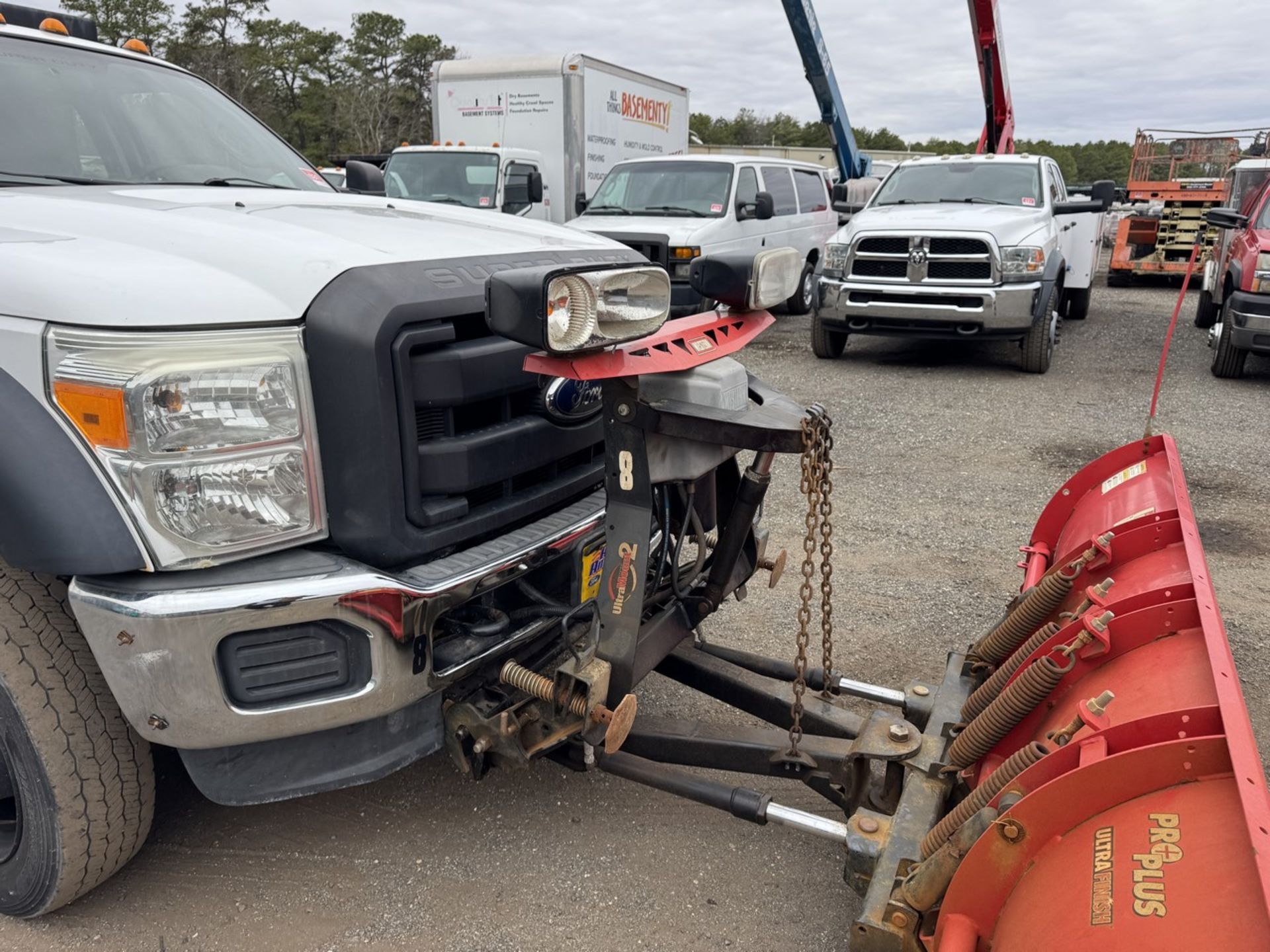 2015 Ford F-550 Mason Dump 4x4 w/ Plow and Salter - Image 16 of 32