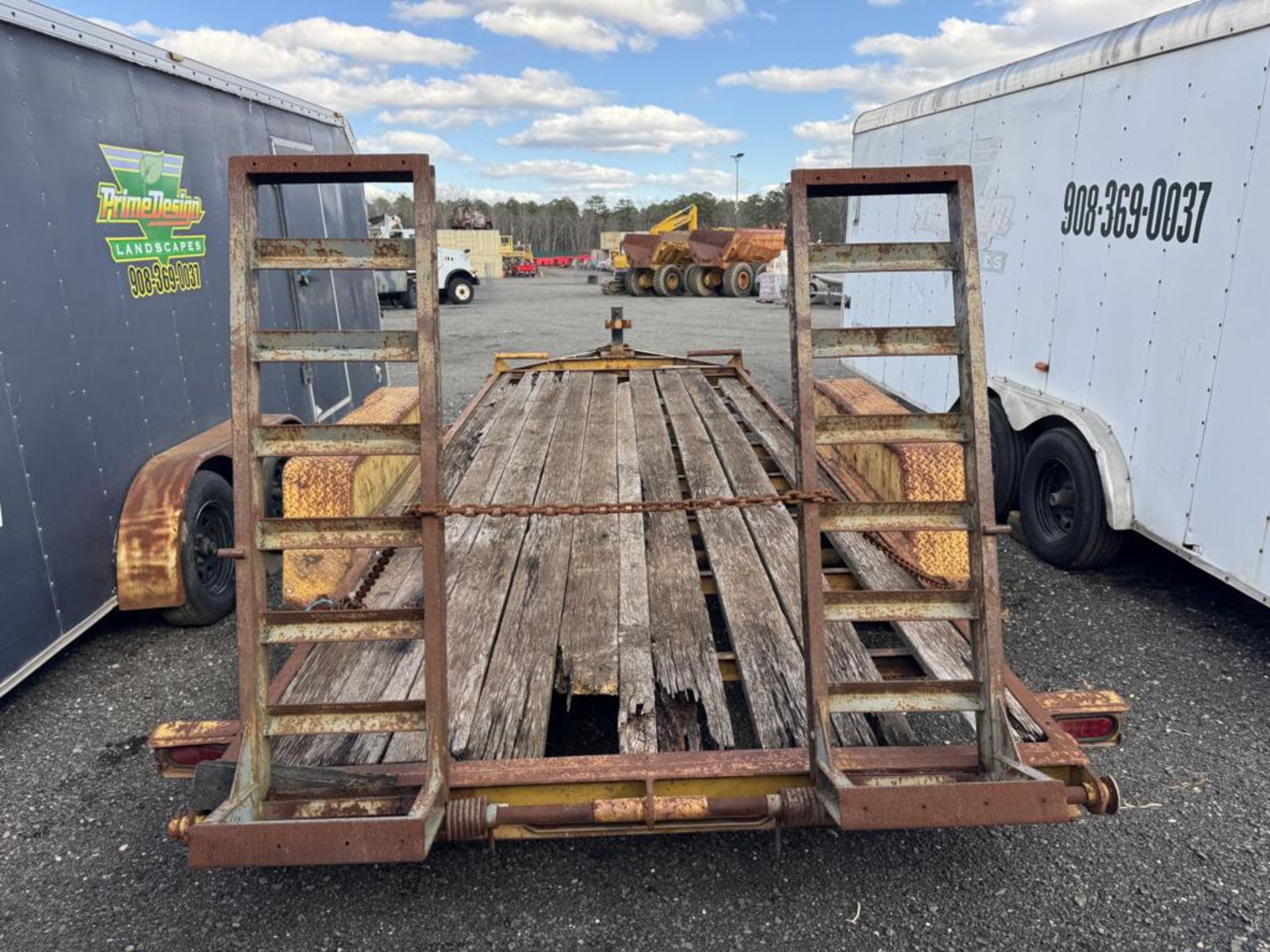 2001 BRI-MAR EH18-12 12,000lb Equipment Trailer - Image 9 of 11