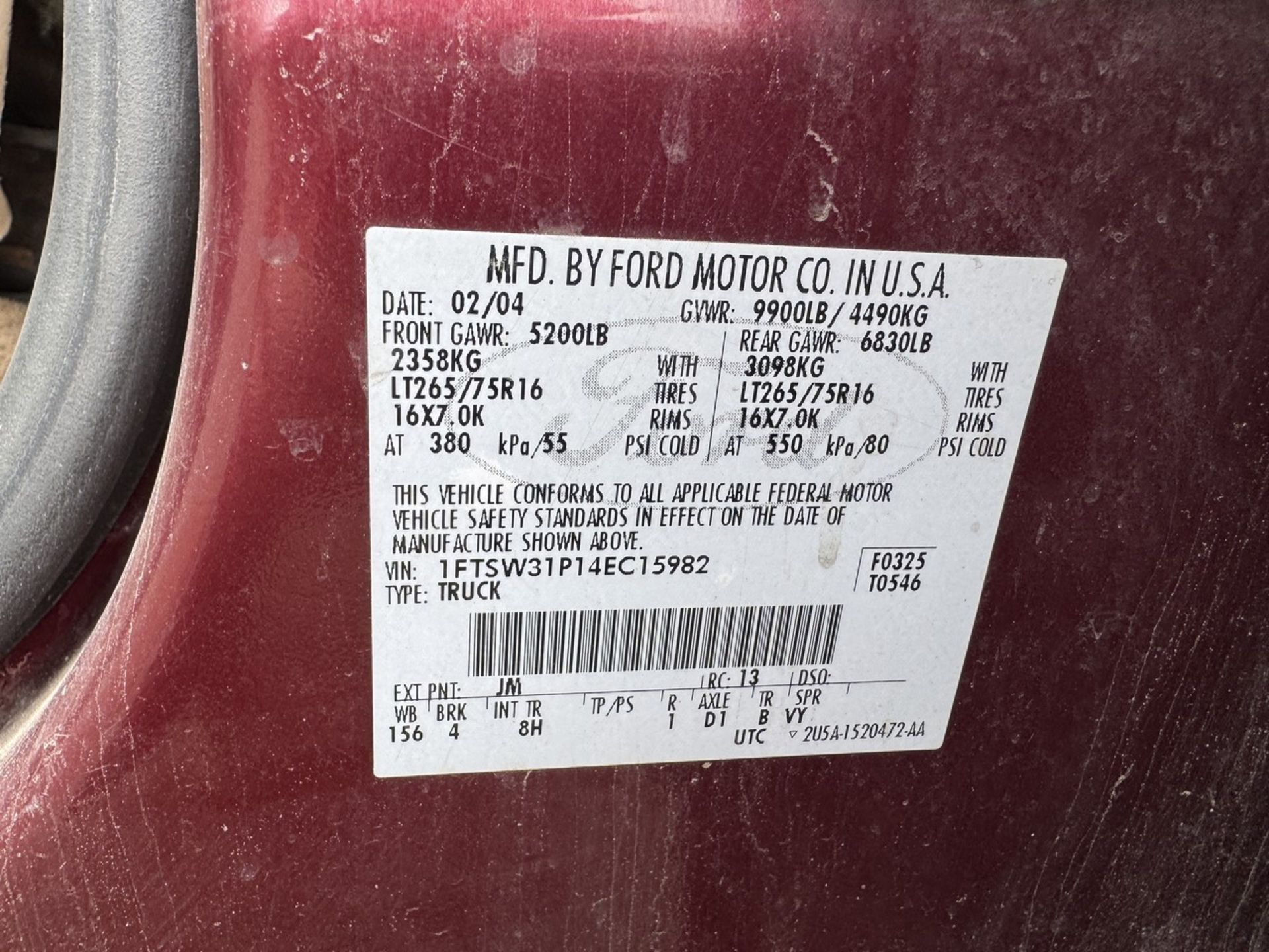 2004 Ford F-350 4x4 Diesel - Image 25 of 25