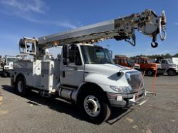2011 International 4300 Altec DM47TR Digger Derrick Truck