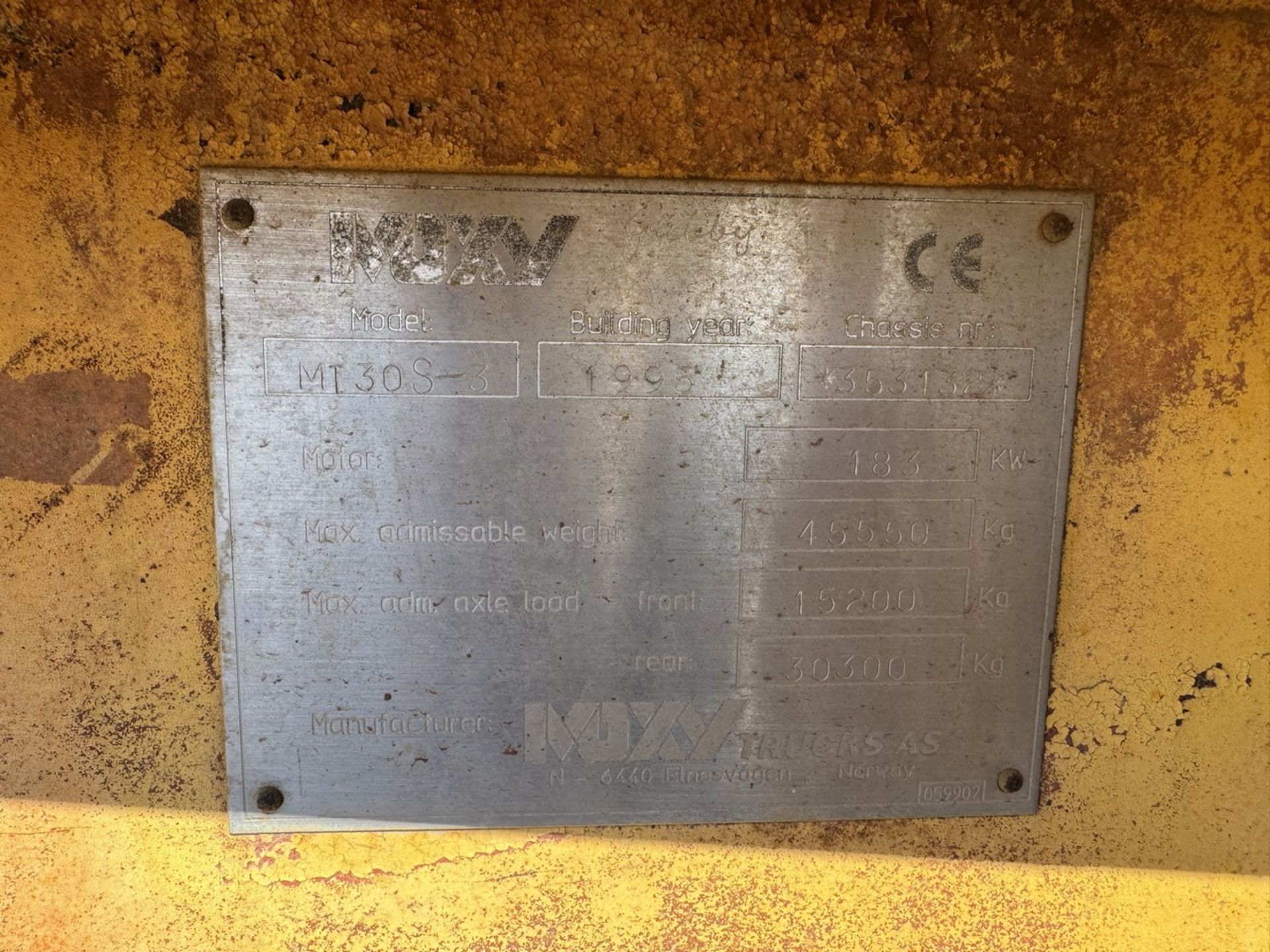 1995 Moxy MT30S3 Articulating Dump Truck - Image 36 of 36