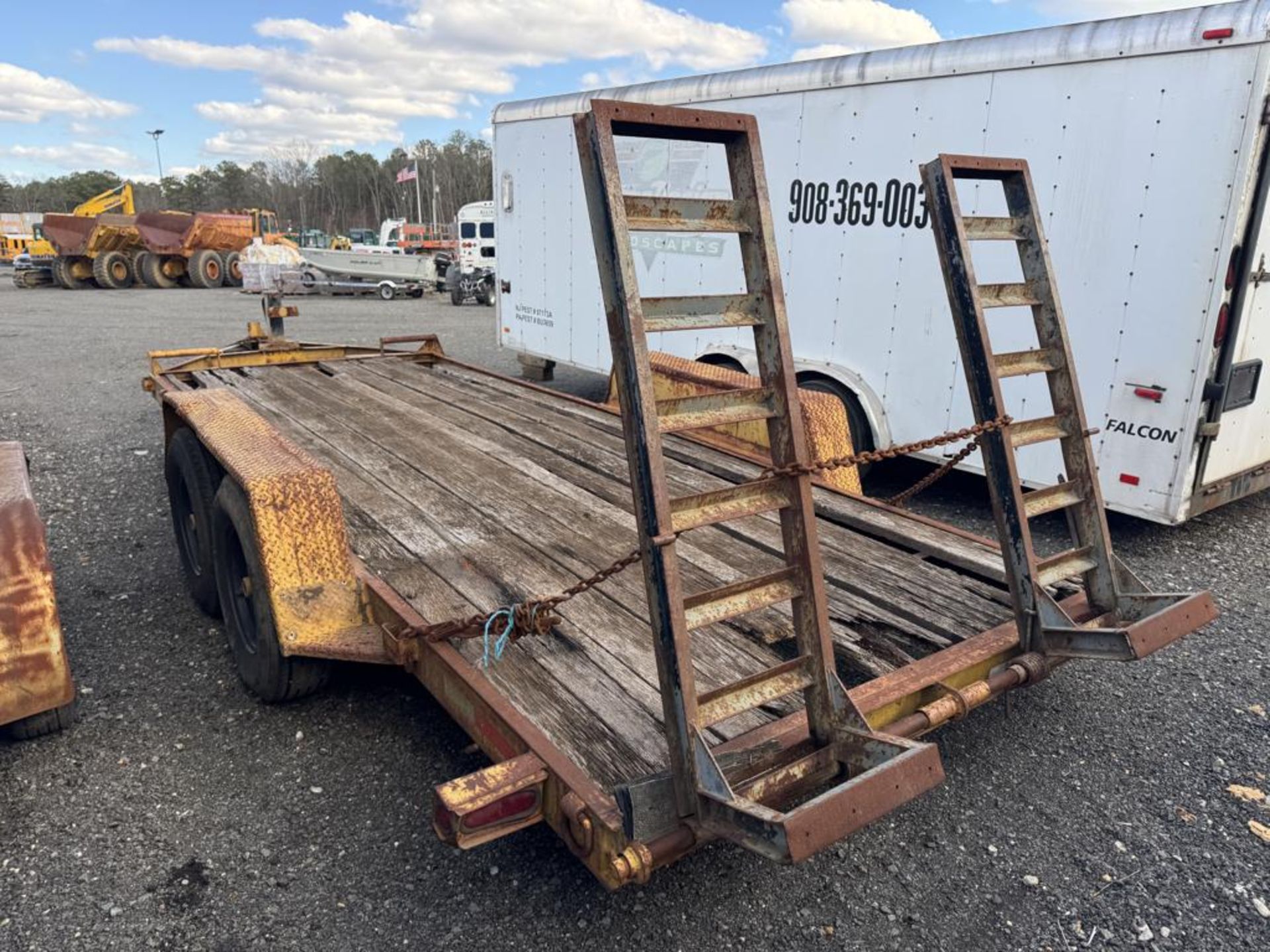 2001 BRI-MAR EH18-12 12,000lb Equipment Trailer - Image 8 of 11