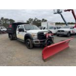 2016 Ford F-550 Mason Dump 4x4 w/ Plow and Salter