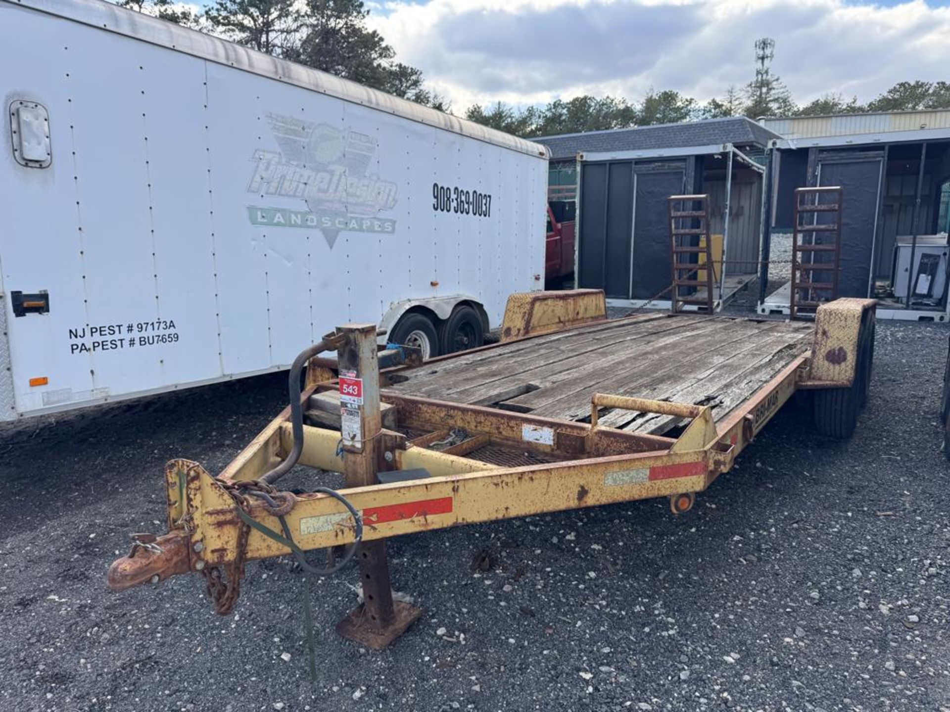 2001 BRI-MAR EH18-12 12,000lb Equipment Trailer - Image 4 of 11